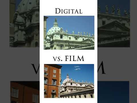 Film vs Digital photography comparison #filmvsdigital