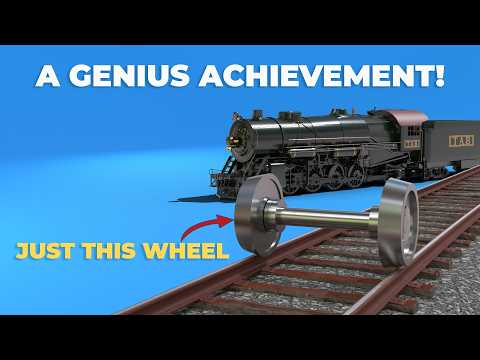 Interesting FACTS About the GENIUS DESIGN of Train Wheels