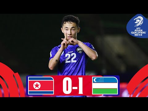 Yusupov saves the day! | DPR Korea - Uzbekistan | Highlights #AsianQualifiers - Road To 26