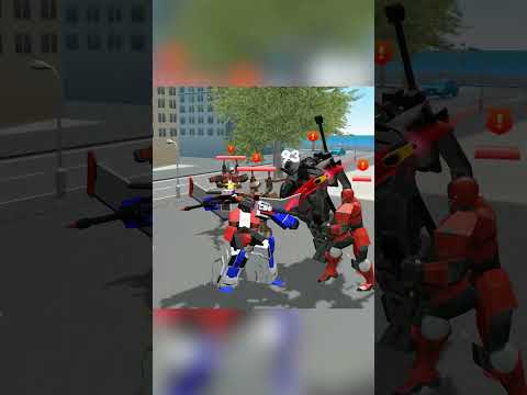 Robot Car Transform Fight GTA Game - Gameplay7 airfighter 30s 1080x1920