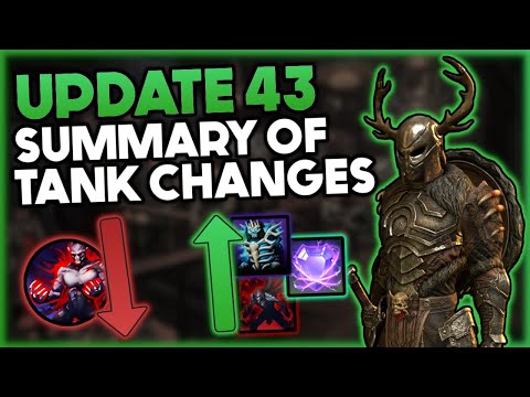 Summary of Tank Changes - Update 43 | Elder Scrolls Online