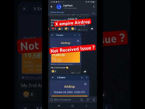 X Empire Airdrop Not Received | What Is the Issue ? #shorts #xempireairdrop #xempirewithdrawal