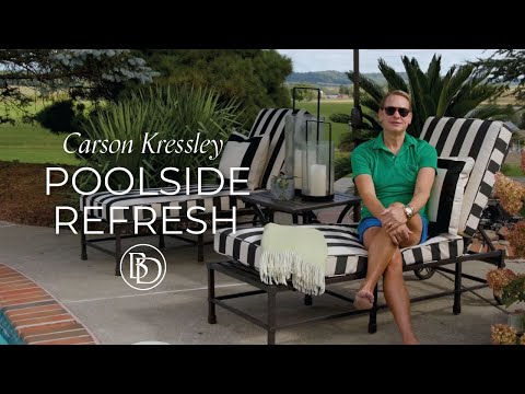 3 Tips for a Poolside Refresh with Carson Kressley