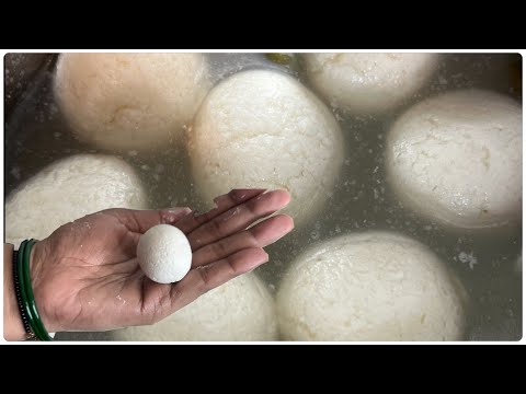 सिर्फ़ दूध और चीनी से 100% बाज़ार जैसा स्पंजी रसगुल्ला | Rasgulla Recipe | Sponge Rasgulla Recipe