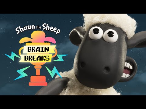 NEW 🐑 Shaun in Space 🐑 Shaun the Sheep - Brain Break 🐑 For Kids