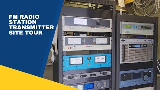 Tour of a FM radio station transmitter site