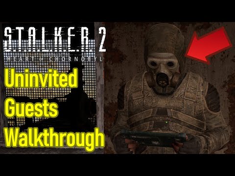 Stalker 2 uninvited guests walkthrough, ECHO DETECTOR UPGRADE, bear detector, psi protection mask