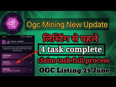 Ogc Network Wallet Connect | OGC Network Bind Wallet || Ogc Network Claim