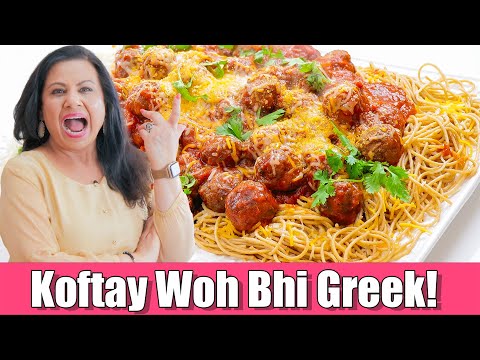 Koftay Wala Greek Style Noodles & Rice Platter Recipe in Urdu Hindi - RKK