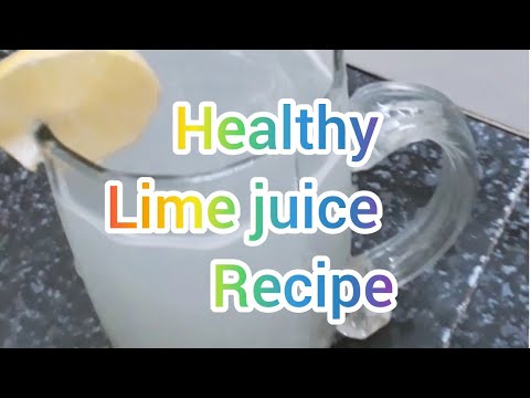 Healthy lime juice recipe