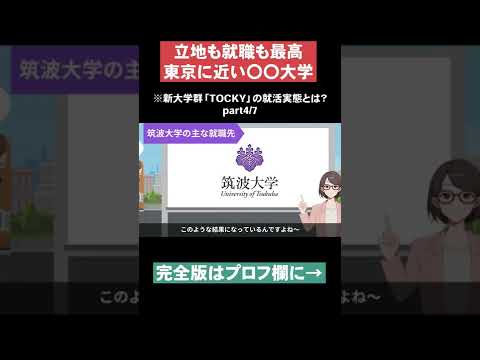 【立地も就職も最高】新大学群「TOCKY」の就活実態とは？part4 #Shorts