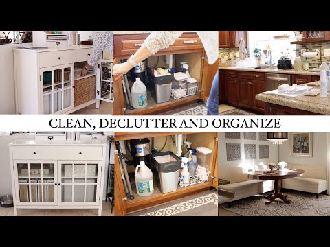 DECLUTTER, CLEAN AND ORGANIZE WITH ME |  KITCHEN DISASTER | HOME RESET