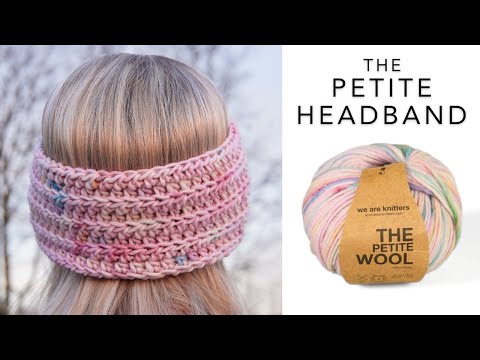 The "PETITE" Headband - EASY Crochet Headband Tutorial