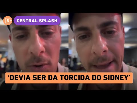 Fora da Fazenda, Sacha expõe 'revista aleatória' no aeroporto e provoca torcida de Sidney em vídeo