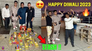 BURNING LARGEST CRACKER STASH EVER - HAPPY DIWALI 2023 !! 🎉😍🔥