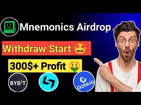 Mnemonics airdrop withdrawal || Mnemonics airdrop price prediction || Mnemonics airdrop new update