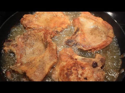 Fried Pork Chops ~ Bone In ~ Delicious