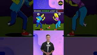 Which zombie lost his leg?|#quiz #quizzie #quizriddles #quizziz #quizquiz #quiztime