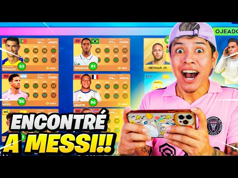 BUSCAMOS A MESSI & CRISTIANO (Encontré a uno) 😱 Dream League Soccer 2024