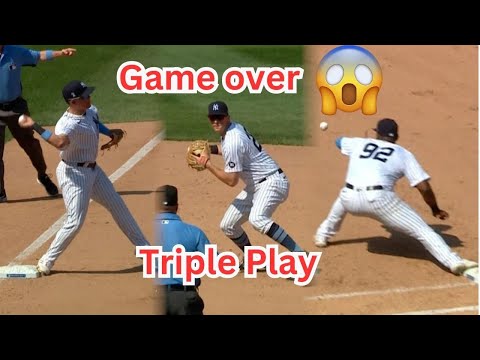 MLB's Most EPIC Triple Plays of All Time!##mlb #bestplayes