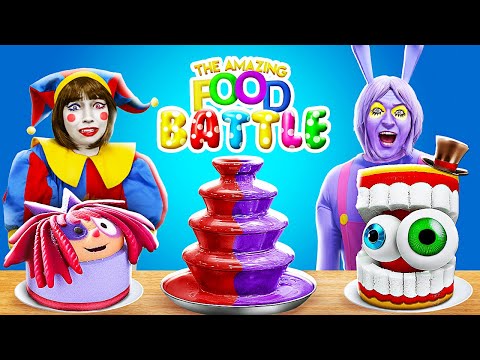 Pomni VS Jax Decorating Challenge *Crazy Cooking Battle in The Amazing Digital Circus