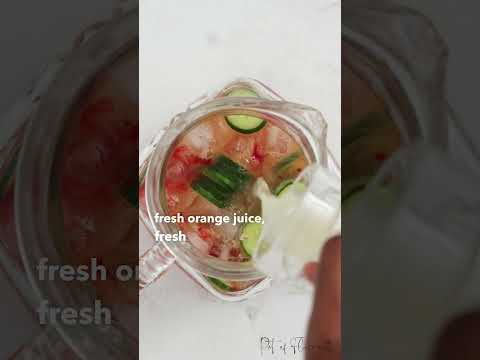 Easy Mocktail Recipe #recipe #youtubeshorts #mocktailrecipes