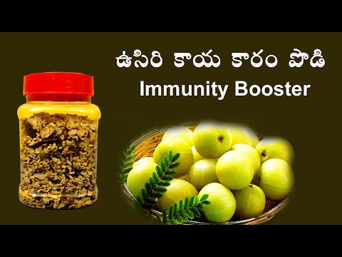 Immunity booster-taste less remedy-Amla powder-ఉసిరికాయ కారం పొడి అరుచి కి నివారణ