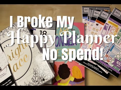 Happy Planner Haul - Joann Haul | New Stickers + New 18 Month Planners | I BROKE MY NO SPEND☹️