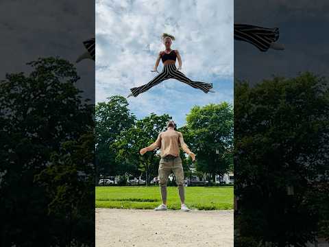 Big Air 🫣 What would you name this?! #circus #circuslife #acrobat #fly