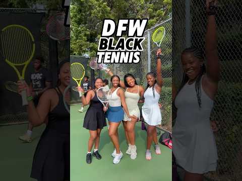 A BLACK Tennis Club in Dallas!?😱😍We’re trying it out!🤗 #dayinmylife #imgtennis #dallas