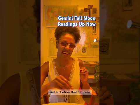 Gemini Full Moon readings up now #fullmoon #selfcaretips #guidance #newbeginnings #moonwisdom