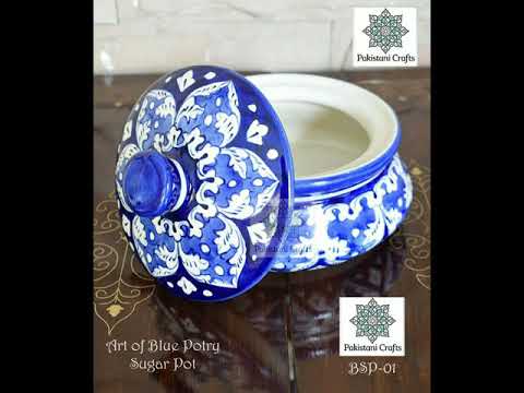 Blue Potry. Handmade Tea Sets and much More. Multani Blue Potry