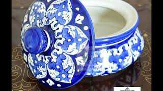 Blue Potry. Handmade Tea Sets and much More. Multani Blue Potry