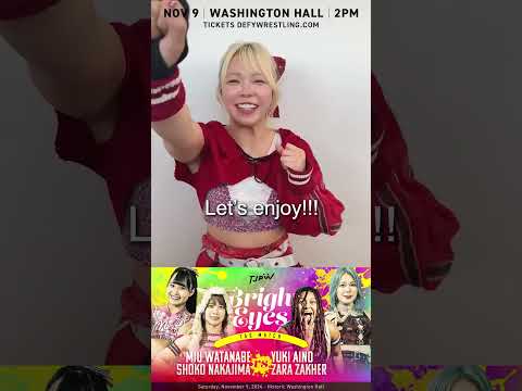 Enjooooyyyy!!!!｜"TJPW Bright Eyes" at Historic Washington Hall, Seattle on Nov.9