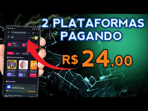 2 PLATAFORMAS PARA VOCÊ GANHAR DINHEIRO JOGANDO E COM PESQUISA