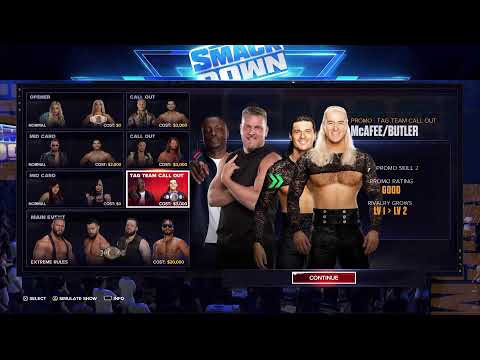 WWE 2k24 MyGM Mode S4 Part 9 Me vs. Harper vs The Chat: Road to Wrestlemania