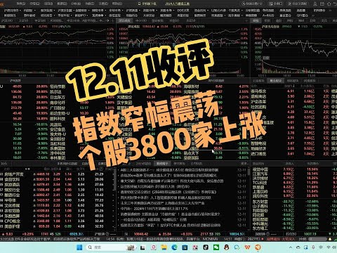 大金融压制指数，个股3800多家上涨，明天能否回到阴线一半位