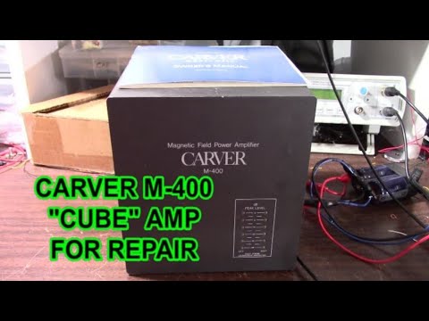 Carver M-400 / M-400t amplifier evaluation for repair PART1