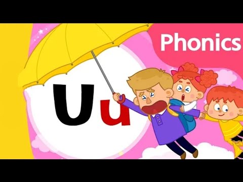 Uu Letter sound blending🌈|Three letters words blending|phonics 🎊💐#english #phonics #viralvideos