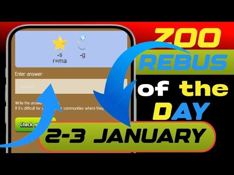 Zoo rebus of the day 2-3 January | zoo rebus of the day | rebus of the day code  #zoorebusoftheday