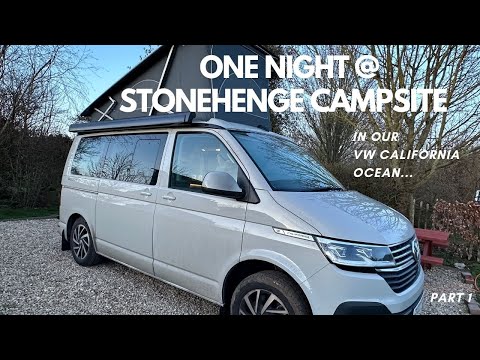 One night at Stonehenge Campsite in our VW California Ocean Campervan