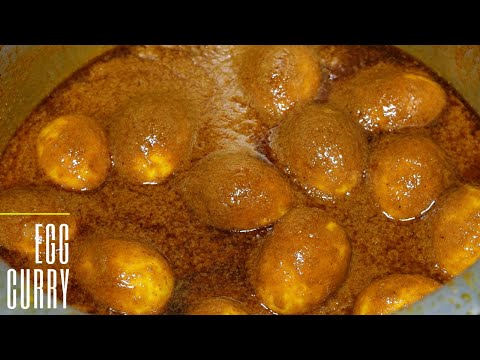 EGG MASALA CURRY RECIPE | QUICK AND SIMPLE EGG CURRY RECIPE |  ANDA CURRY