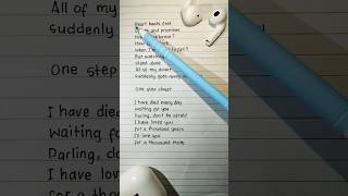 Let's sing and learn English : A Thousand Years | By : Christina Perri #shorts