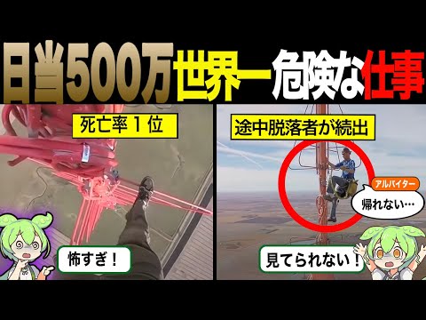 【実話】日当500万円！世界一危険な仕事に就いた末路【ずんだもん&ゆっくり解説】