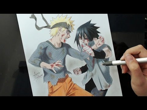 Speed Drawing - NARUTO X SASUKE | Final Battle