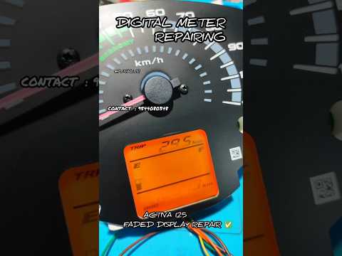 ‼️Activa 125 ‼️FADED DISPLAY Repair ✅