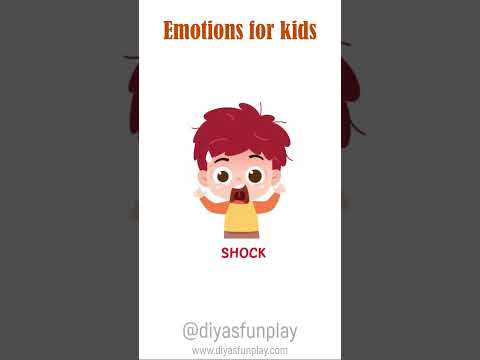 emotions for kids - emotions for chidren - emotions for grade 1 - #shorts - #diyasfunplay