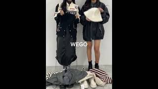 【お揃いガーリーコーデ🎀💗】 全部WEGOで購入できちゃう🙌🏻#wego #wegoschool #アオハル部員 #sjk #jk#ljk#ガーリーコーデ#お揃いコーデ#リンクコーデ#コーディネート