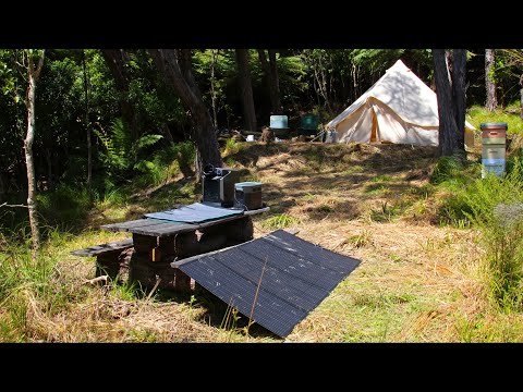 Off-grid Glamping with the Ecoflow Delta Max 2000 portable power supply