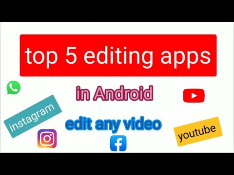 Top 5 editing apps for android | best editing (free) #technicalprincy